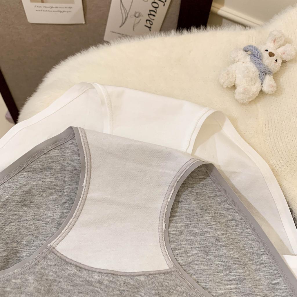 Girls Spring and Autumn Cotton Antibacterial Breathable Comfortable Briefs