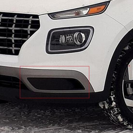 For Hyundai Venue 2019-2025 Chrome Front Fog Light Lamp Cover Trim Frame Bezel