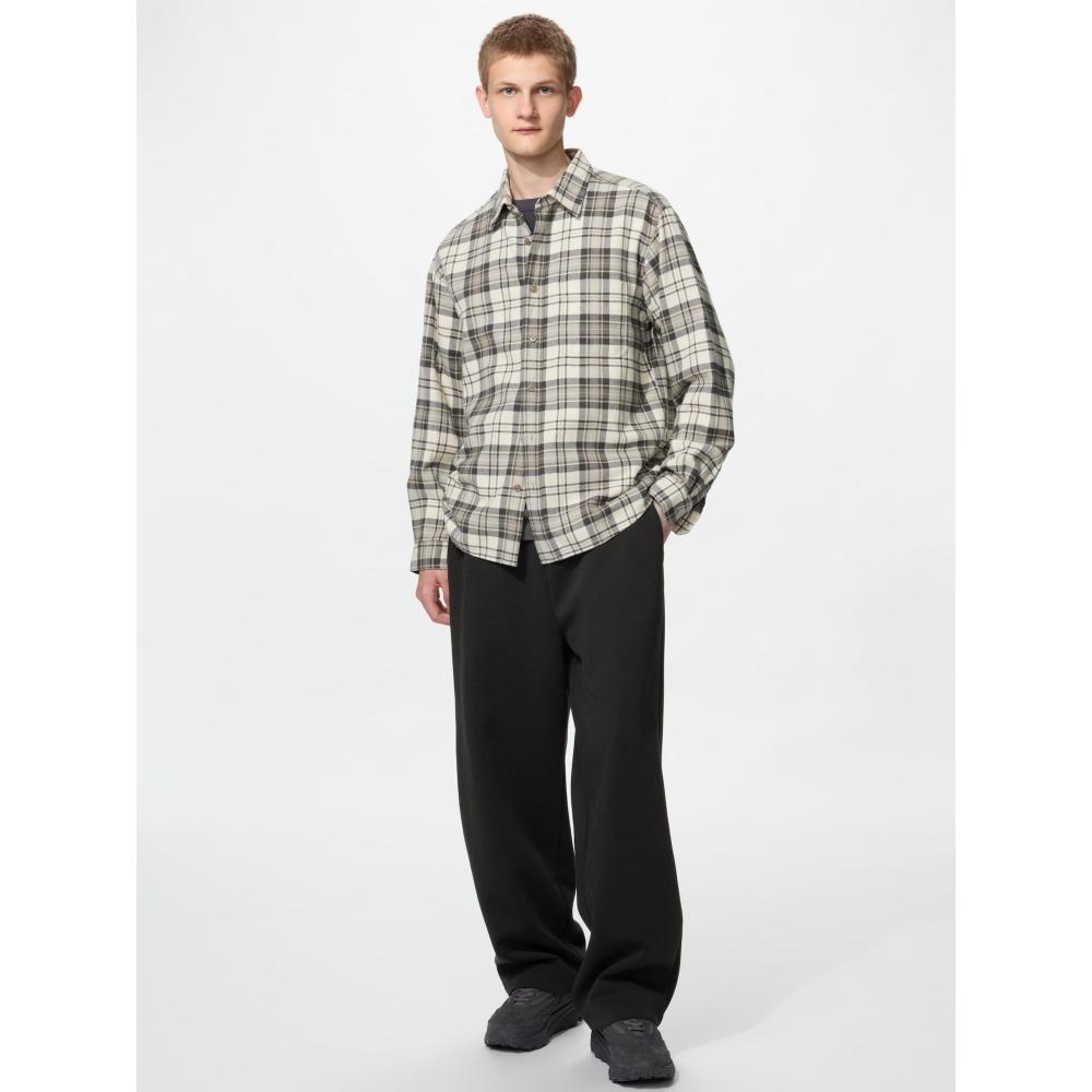 Uniqlo Flannel Overcheck Shirt