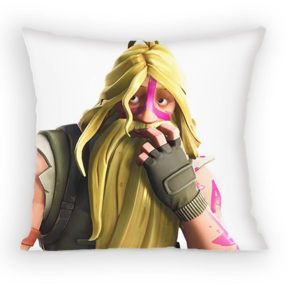 Game Character Fortnite Jonesy Pillow Case Sofa Living Room for Bedroom car Headboard Backrest Cushion Square Cushion Nap Time