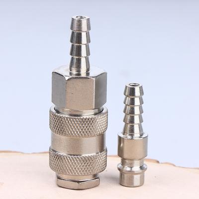 1 Set Pneumatic Quick Connect Coupler 8Mm European Style Sh Ph Type, For Air Compressor Hose And Tools
