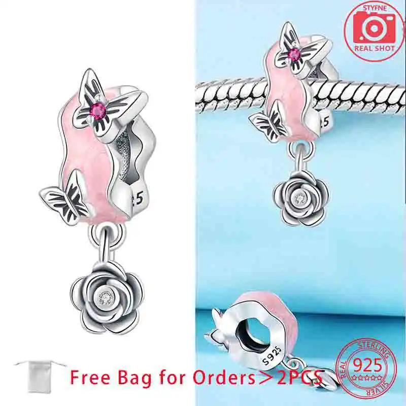 Clip Spacer Charm For Bracelet Clip Lock Stopper Bead Copper Spacer Openable Beads Making Fine Jewelry Gift