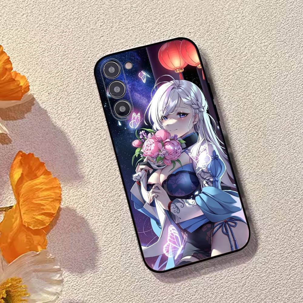 

Game A-Azur Lane B-Belfast Phone Case Silicone Soft For Samsung Galaxy A73,A72,A71,A70,A53,A52,A51 Samsung a21s