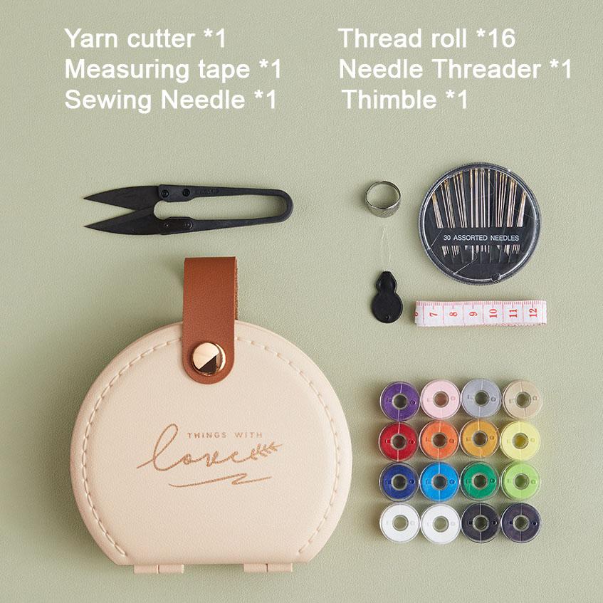 Needle and Thread Box Set Multifunctional Household Needle and Thread Bag Portable Mini Sewing Organiser