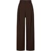 Women's 2025 Autumn Retro Melange Wide-Leg Casual Trousers