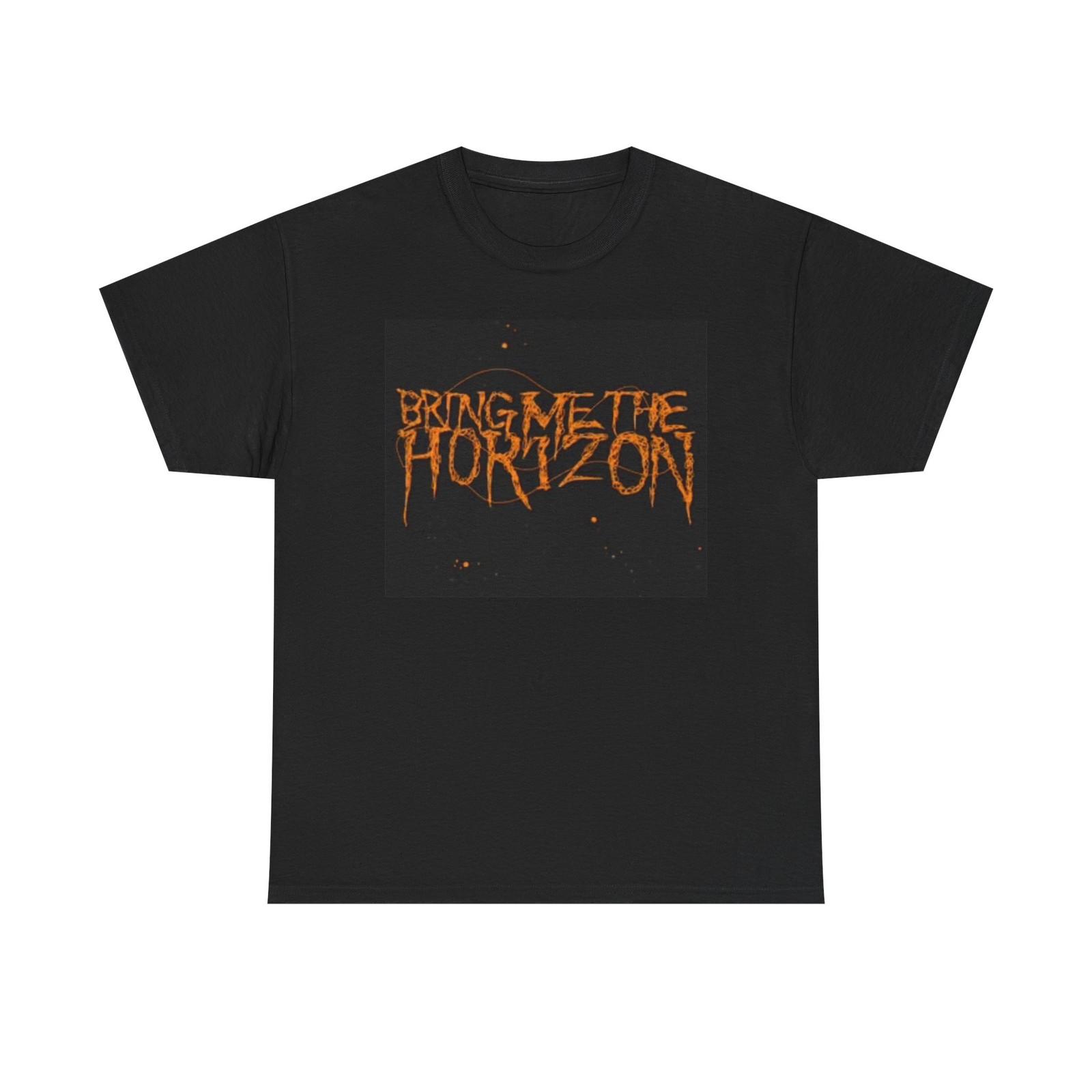 Bring Me The Horizon Графическая футболка Винтажная Ретро Рок Унисекс Тяжелая Хлопковая Футболка S