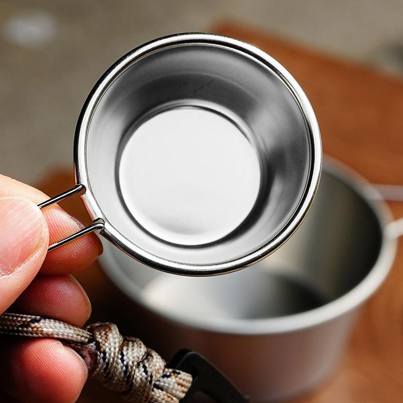 30ml 600ml Bait Bowls Stainless Steel Bait Cup Powdered Fish Food Mixing Container Multifunctional Angling Tackle Bowls