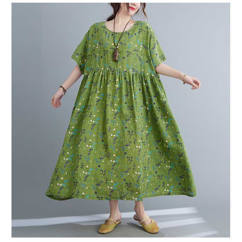 

Женское длинное платье для беременных one size fits all зелёный