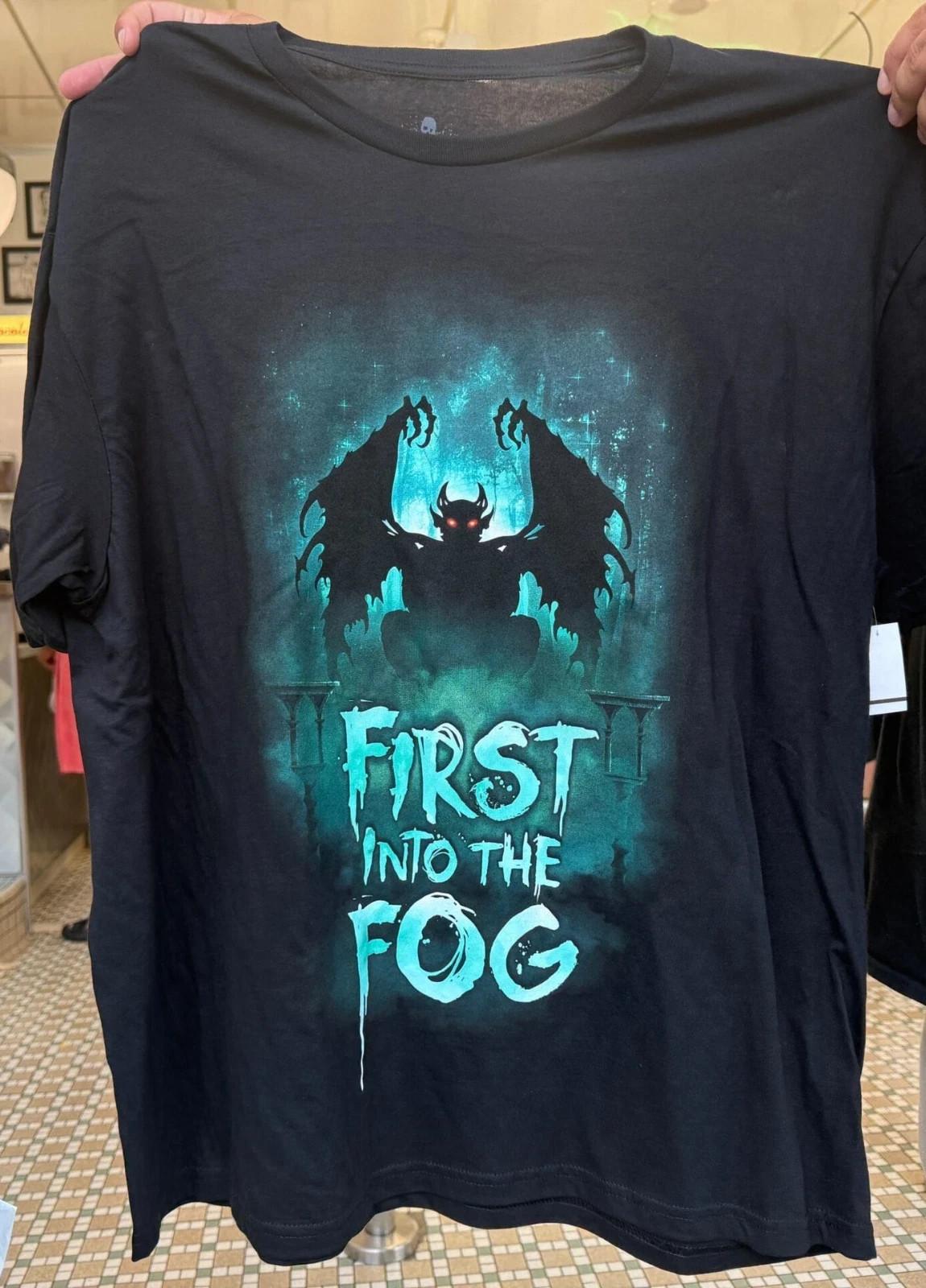 Universal Halloween Horror Nights First Into the Fog Graphic T-Shirt Reprint XXXL