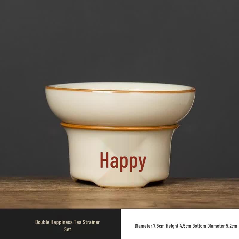 JINGRX Forbidden City Double Happiness Tea Set
