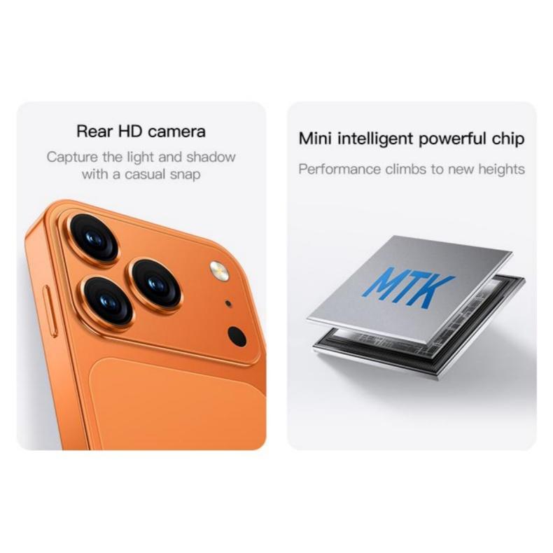 A17 mini 3G Smartphone 3,0 inci MTK 2GB RAM 16GB ROM Cameră HD 2MP Dual SIM Calitate Înaltă Telefon Mobil Android 8.1 cu Recunoaștere Facială