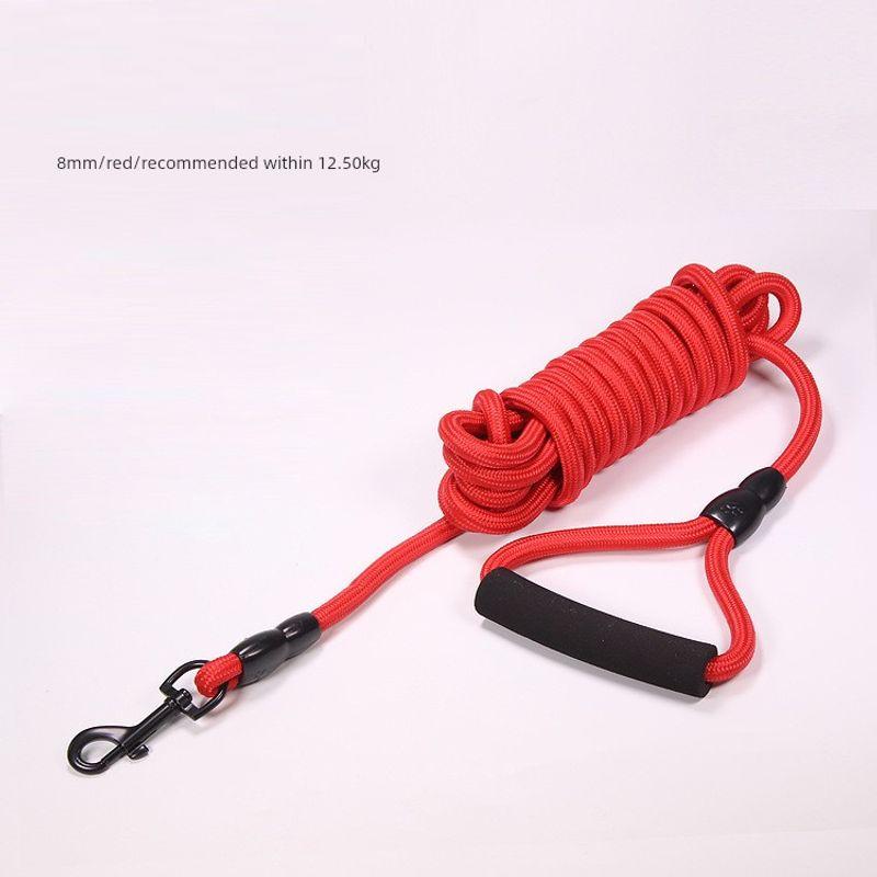 

Dog Rope Leash Dog Training Tracking Rope Long 2 M 3 M 5 M 10 M Dog Leash Interactive Pet Supplies Durable 5 m Red [thick 8MM]]