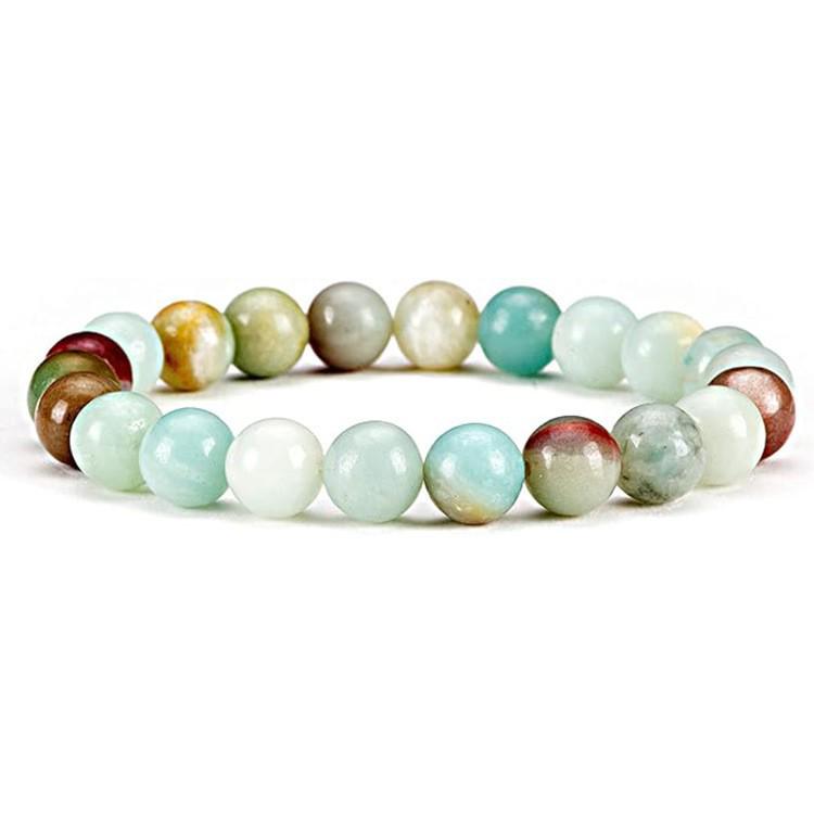 Brazilian Red Agate and Tiger Eye Volcanic Stone Bracelet with Cat's Eye Beads for Men and Women
