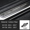 Accessories For BMW 1 3 4 5 Series F10 F20 F30 F34 X1 X3 X5 X6 Welcome pedal Door Sill Scuff Plate Guards Protector Cover strips