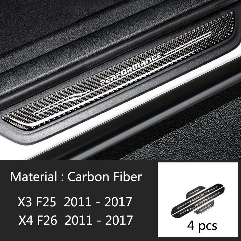Accessories For BMW 1 3 4 5 Series F10 F20 F30 F34 X1 X3 X5 X6 Welcome pedal Door Sill Scuff Plate Guards Protector Cover strips