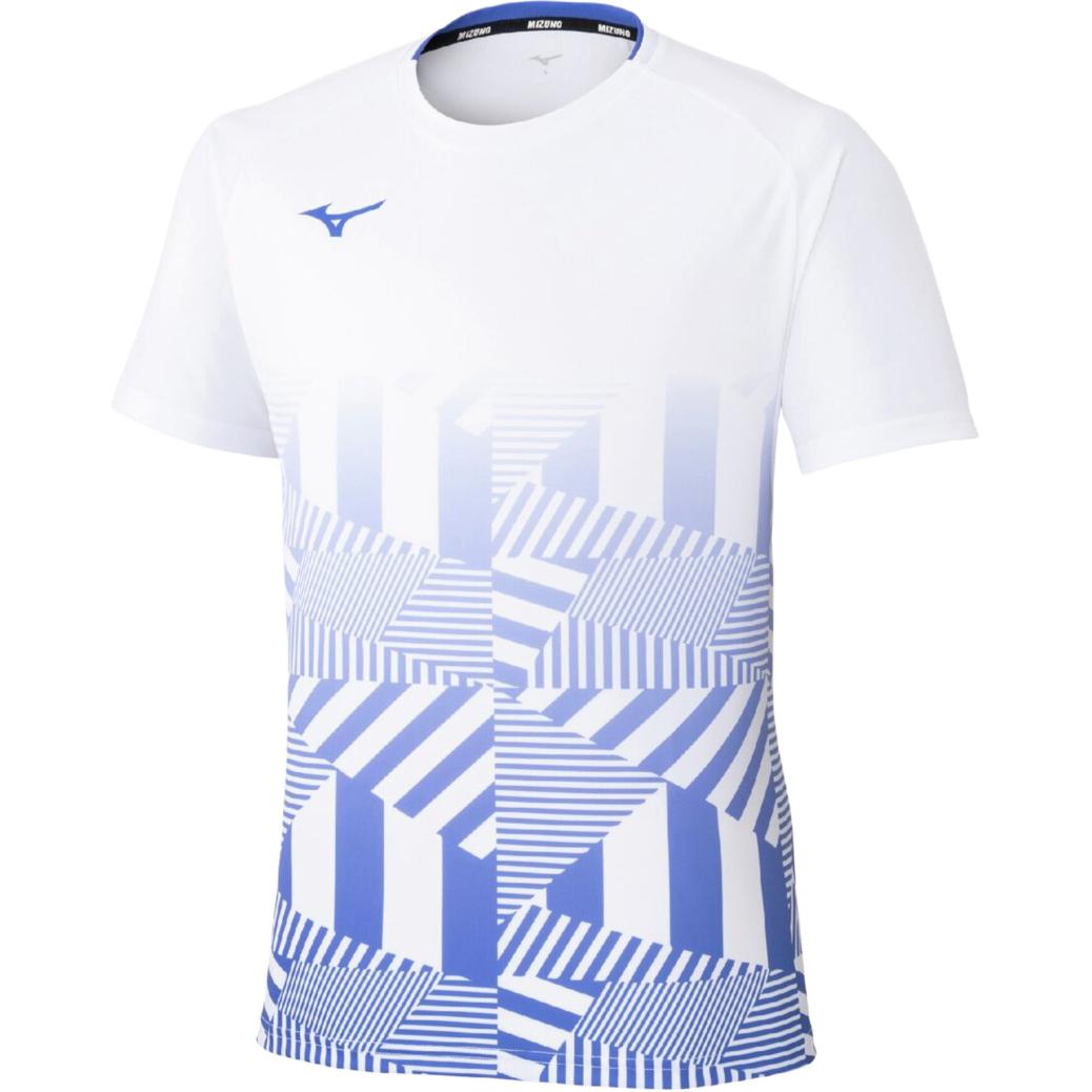 Mizuno Quick-Drying Breathable Comfortable Short Sleeve T-Shirt Men tops 62JAD02601 S