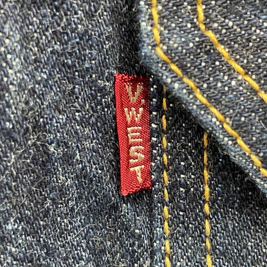 FREEWHEELERS 2411003 507XX 14oz INDIGO DENIM JKT Jacket 44 IndigoUsed