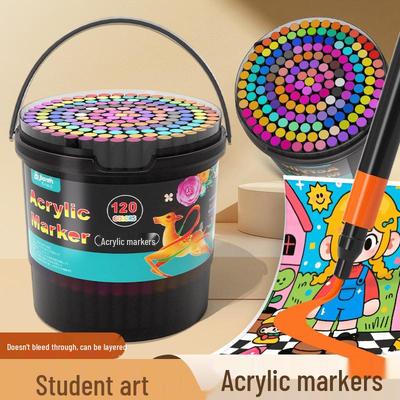 Fairy Tale Soft Tip Acrylic Markers - Round Barrel for Elementary Students