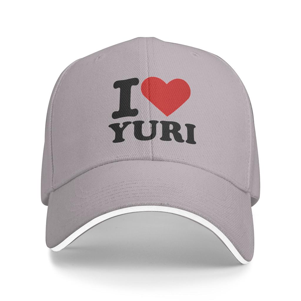 I Love Yuri Baseball Cap  Casual Hip Hop Hats Summer Couple Women Hiking Fishing Snapback Cap
