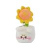 Fashion Plush Keychain Cute Potted Sunflower Kitten Green Bamboo Doll Pendant