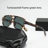 Fashion Retro Double Bridge Women's Sunglasses Leopard Sun Glasses Outdoors Street Wear Shades Men's Shades UV400 Eyewear