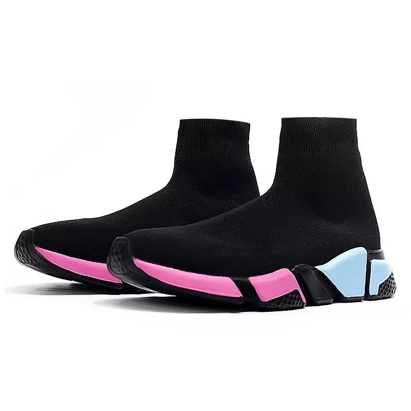 black trainer sock boots