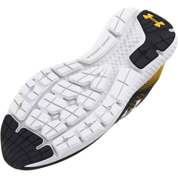 Under Armour Charged Rogue 4 GS Black Taxi Kids Sneakers White 3027106-003