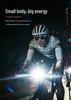 USB Rechargeable Bicycle Headlight with Digital Display, 900 Lumens, Quick Mount for Mountain and Road Bikes