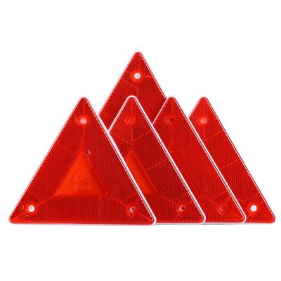 Ledmomo Triangular Reflector 5 Pcs Reflector Triangle Indicator for Car Slow Speed Car Marks,