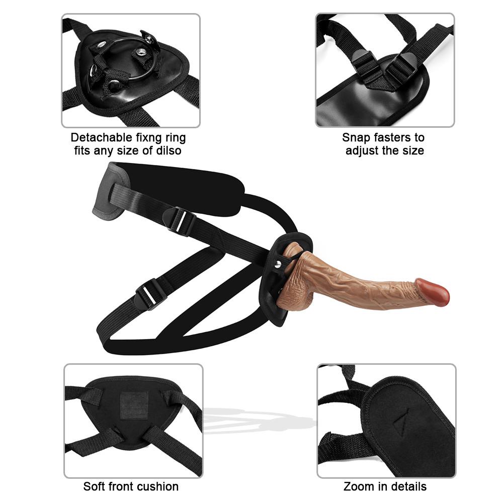 Big Realistic Dildo Harness Fake Penis Pants Sex Game Strap On Dildos Sex Toys for Lesbian or Gay