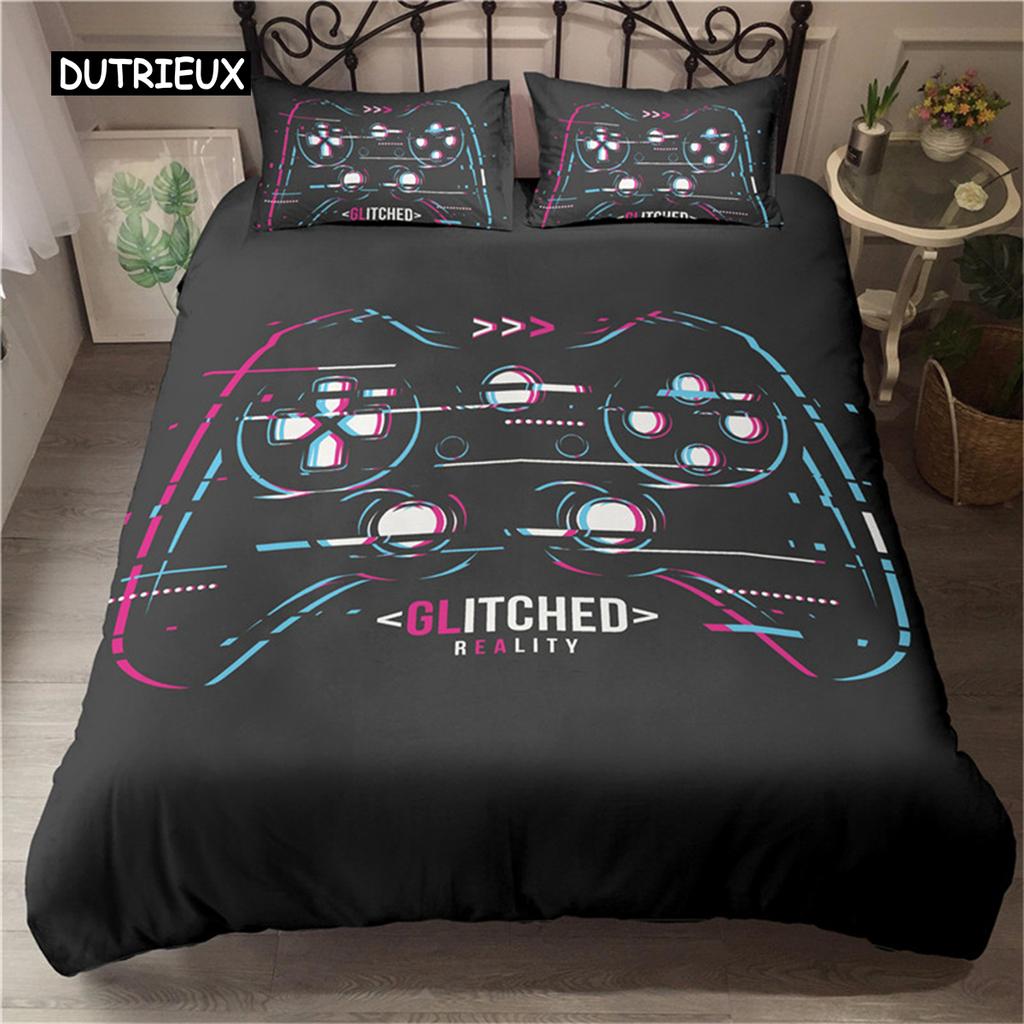 3D Printed Bedding Set Unisex Adults Teens Game Queen King Single Duvet Cover With Pillowcase Bedclothes