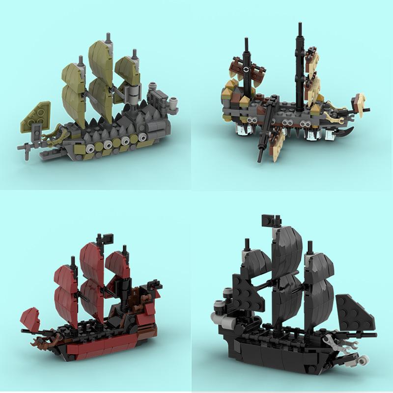 MOC Bricks Toys Model DIY Children Titanic Cruise Ship Building Blocks Kits Submarine Freighter Assemble Kids Children Gift