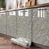 Marble color 0.4m wide oil resistant PVC sticker for kitchen and living room decoration wallpaper
