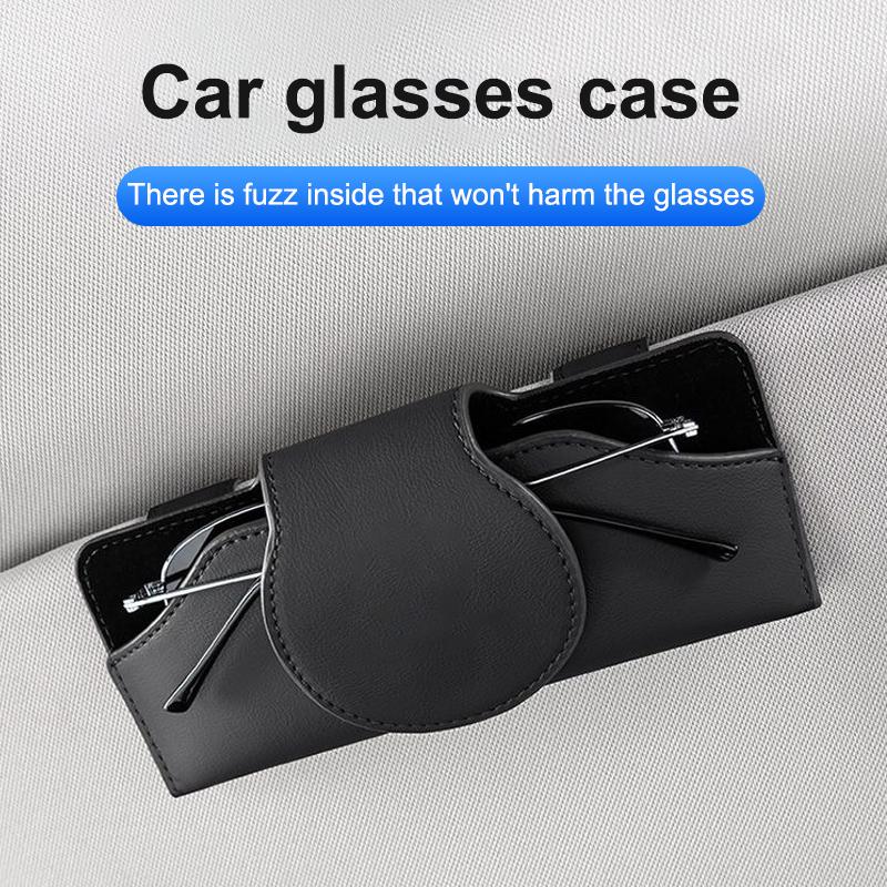 2025 New Car Eyeglass Clip Interior Decoration Sun Glasses Storage Box For Mercedes Benz AMG A C E Class W201 W210 W108 W204 W20