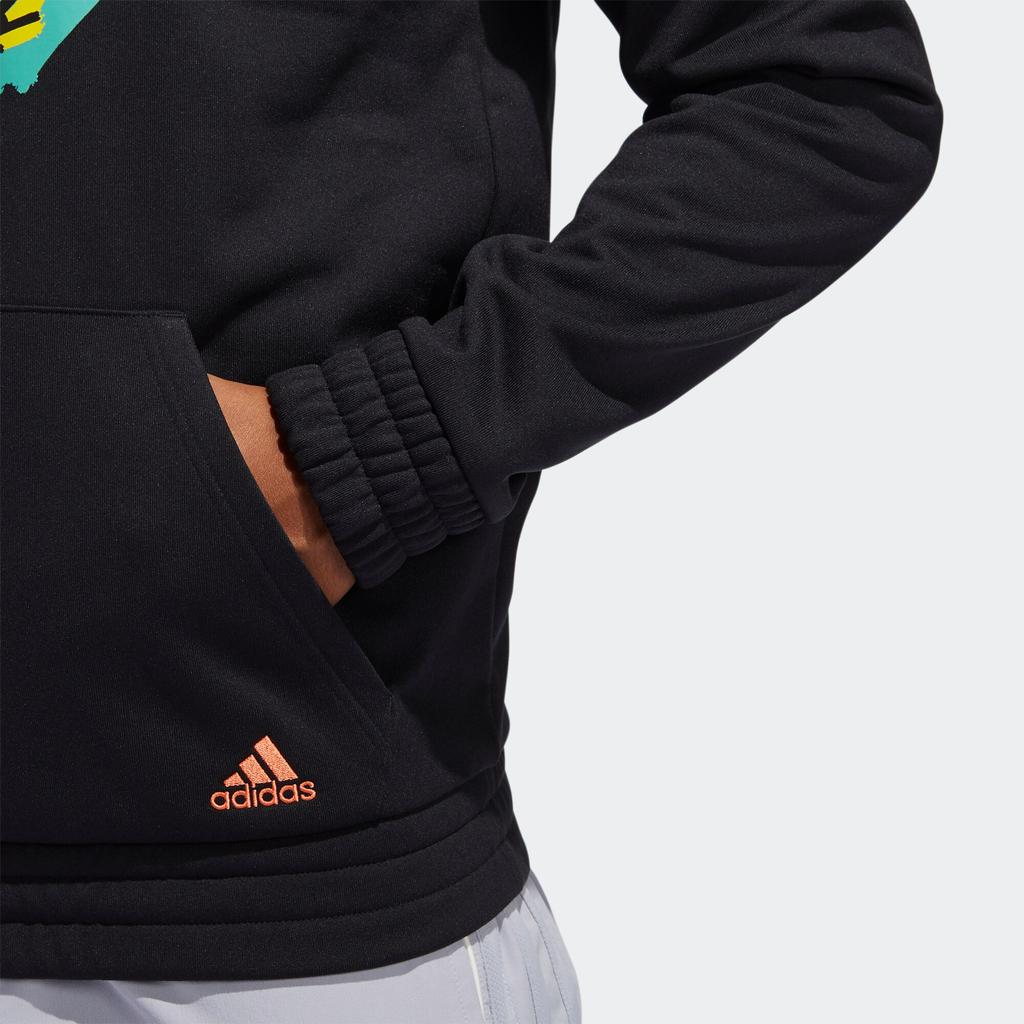 Adidas James Harden Basketball Splatter Print Fleece Hoodie Men Hoodie Black H13713