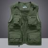 Spring and Autumn Men Vest Men's Leisure Outdoor Multi-pocket Fishing Vest