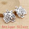 Tiger Lion Wolf Fox Charms Pendant For Bracelet Necklace Jewelry Making Craft Findings