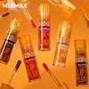 MLSMILE Makeup Mirror Water Light Transparent Lip Enhancement Lip Oil Long-lasting Moisturizing Lip Glaze 6 Color Liquid Lipstick