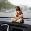 Hand Painted Jesus Figures Religious Resin Sculpture fear not, for I am with you Jesus Resin Desk Companion Figurine
