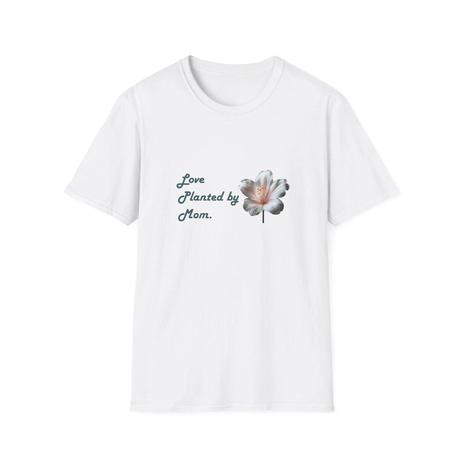 

Love Planted by Mom T-Shirt | Floral Script Tee S