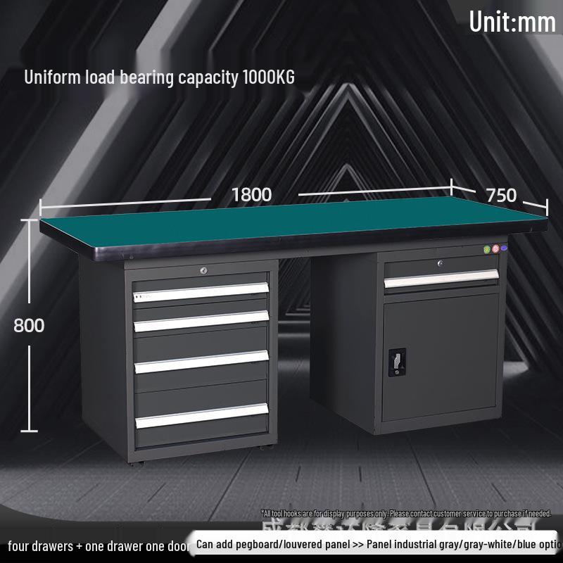 Heavy-Duty Stainless Steel Anti-Static Movable Workbench