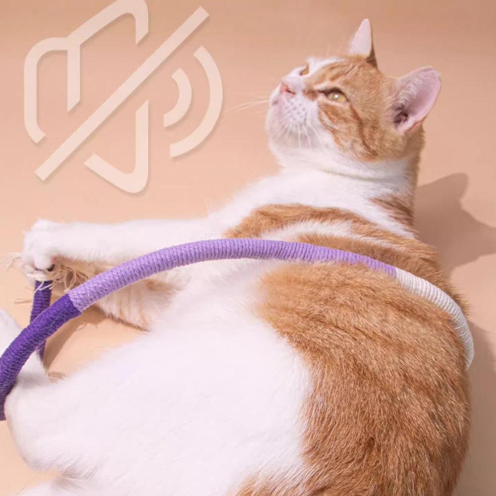 Cat Toys Chew Rope Safe Teeth Cleaning Toy For Indoor Kittens Interactive Cat Nip Toys For All Breeds Pet Supplies New