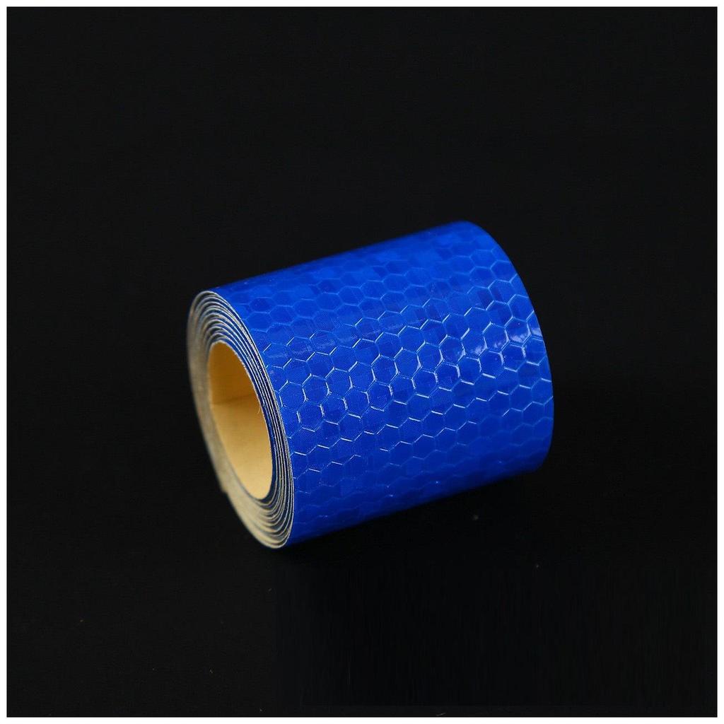 Tri-Color Reflective Crystal Grid Tape for Cars, Bikes, and Motorcycles