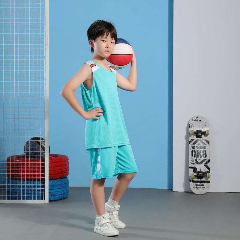 

Basketball suit men s and women s summer game training suit children s adult short sleeves, sports jersey 5XL світло-зелений колір