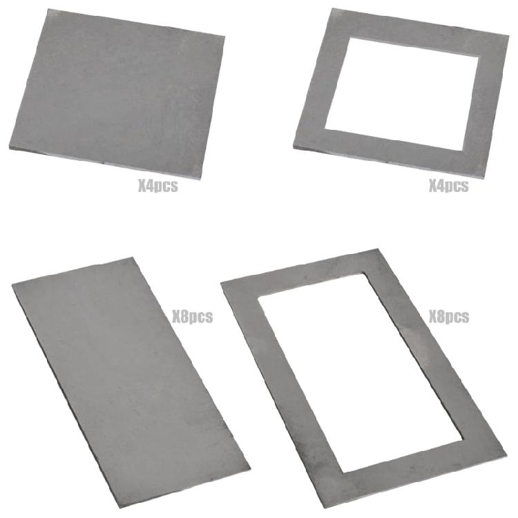 

24Pcs Practice Welding Plates Welding Coupons Alloy Steel For Industrial DIY Projects Training 1