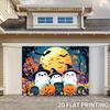 2D Plane, 1 Piece 2D Cute Halloween Cartoon-themed Party Backdrop Fabric, 70.8 × 90.5 Inches