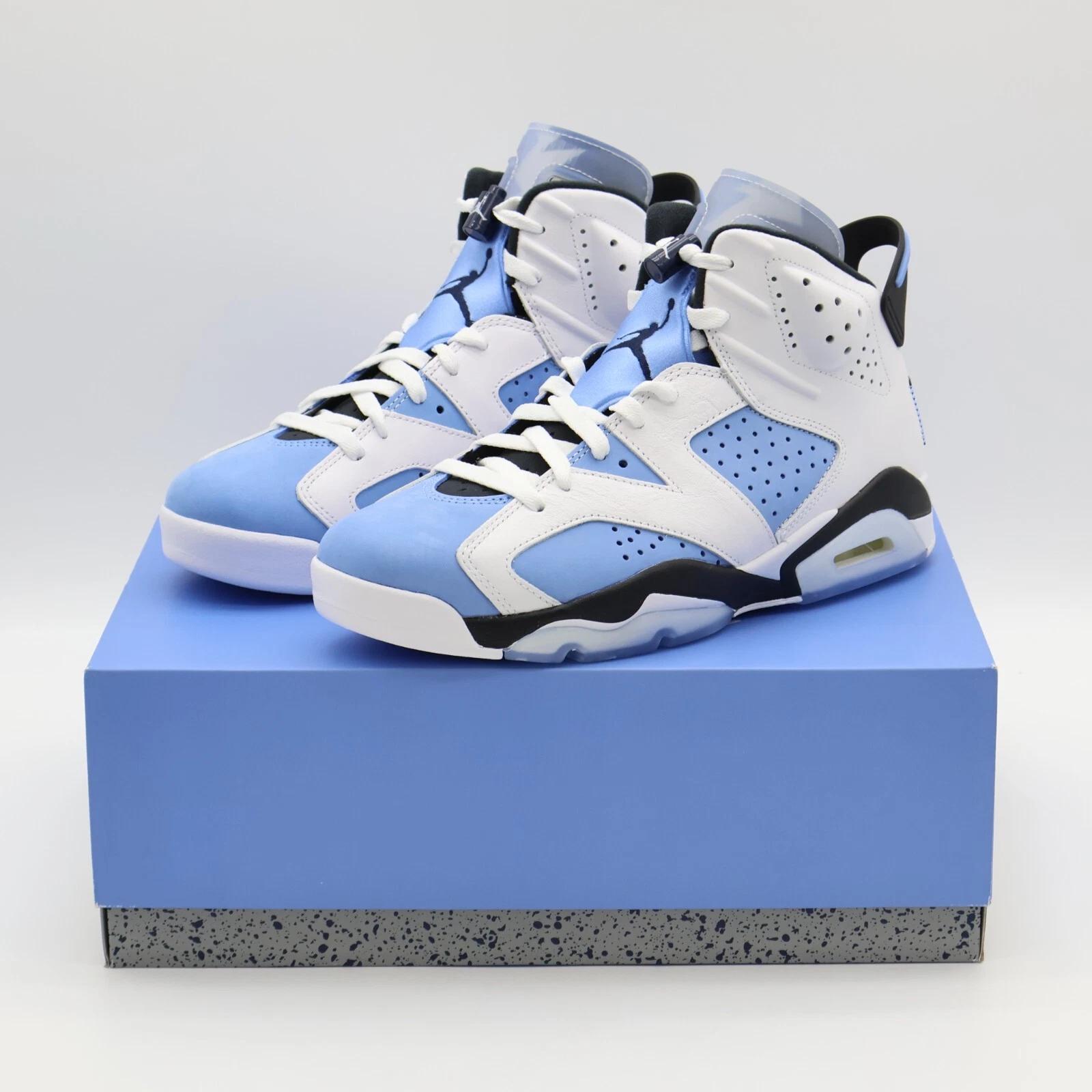 

CT8529-410 Nike Air Jordan 6 UNC Університетський синій Білий Коледжний темно-синій (Чоловічі) US 8