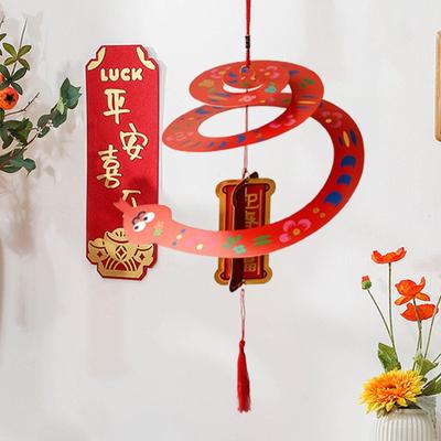 Chinese Year Snake Hanging Decoration Good Luck Blessing Decor Pendant for