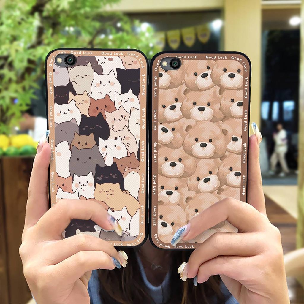 Dirt-resistant Anti-knock Phone Case For Xiaomi Redmi GO Cartoon Shockproof TPU Soft Case Waterproof Silicone Durable