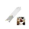 Yosoo Fondue Forks, Fondue & Fountain Forks, Set of 6, Long Picks for Cheese Fondue, Stainless Steel, Safe, Corrosion-Resistant, Durable